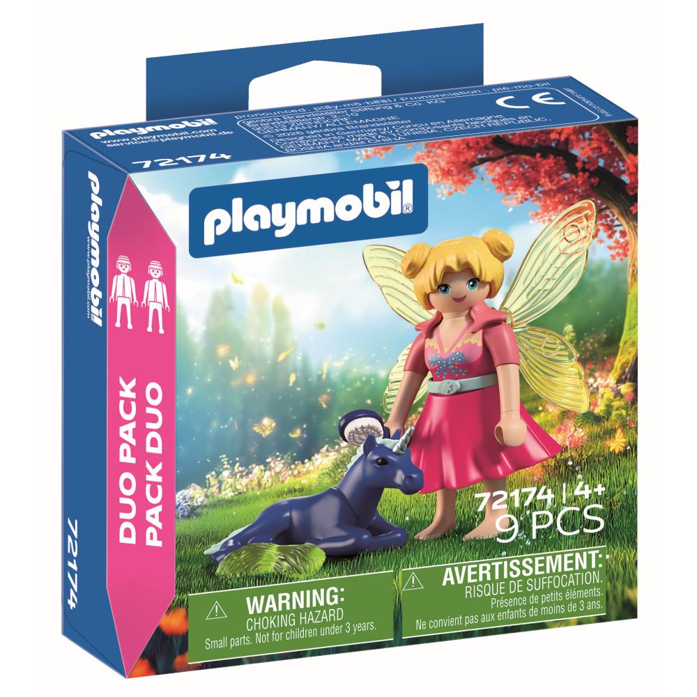SET 2 FIGURINE ZANA CU PUI DE UNICORN - PLAYMOBIL FAIRIES (PM72174)