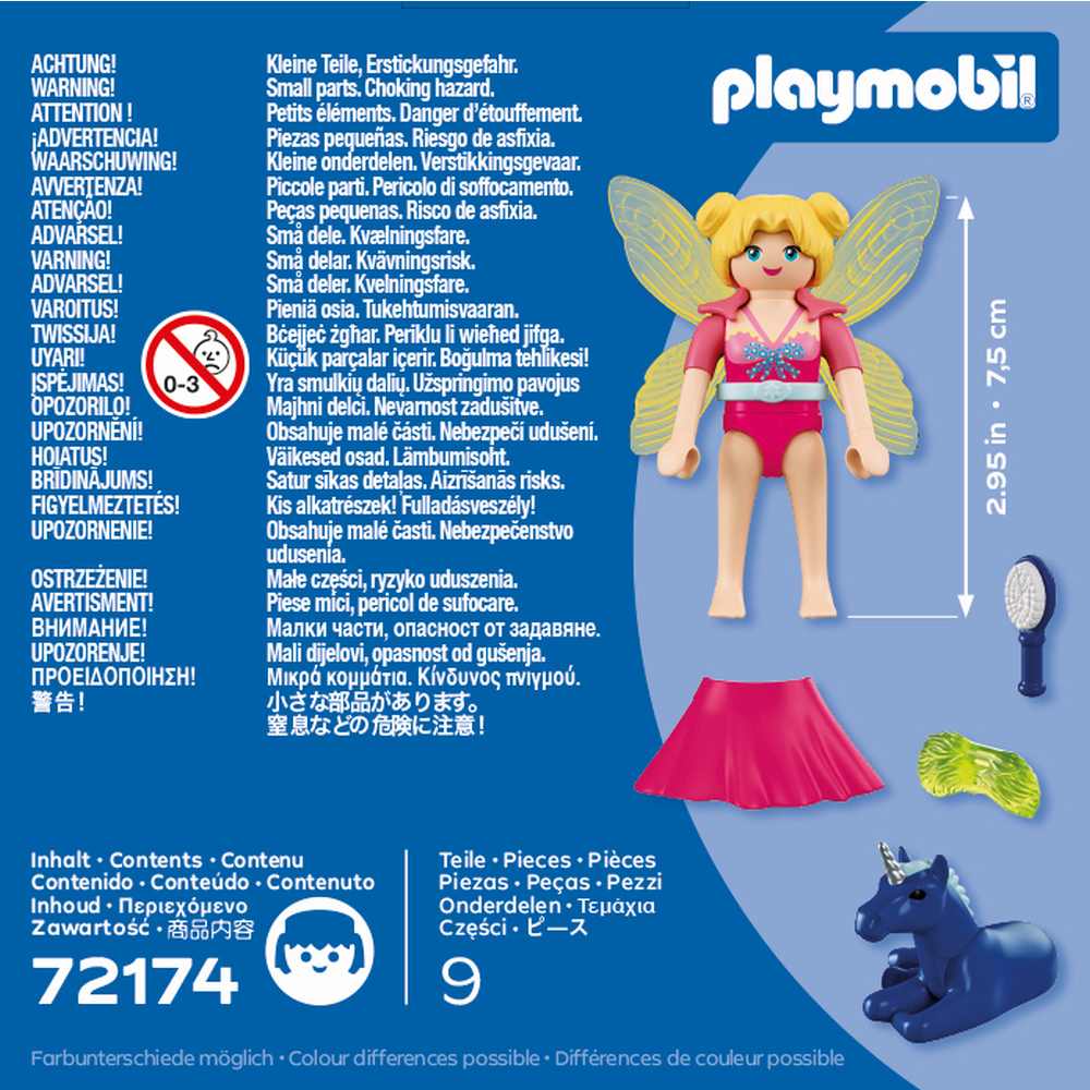 SET 2 FIGURINE ZANA CU PUI DE UNICORN - PLAYMOBIL FAIRIES (PM72174)