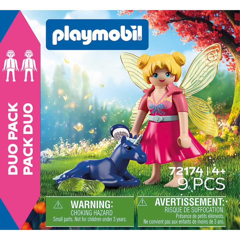 SET 2 FIGURINE ZANA CU PUI DE UNICORN - PLAYMOBIL FAIRIES (PM72174)