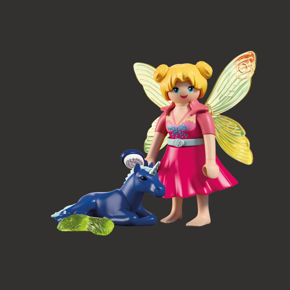 SET 2 FIGURINE ZANA CU PUI DE UNICORN - PLAYMOBIL FAIRIES (PM72174)