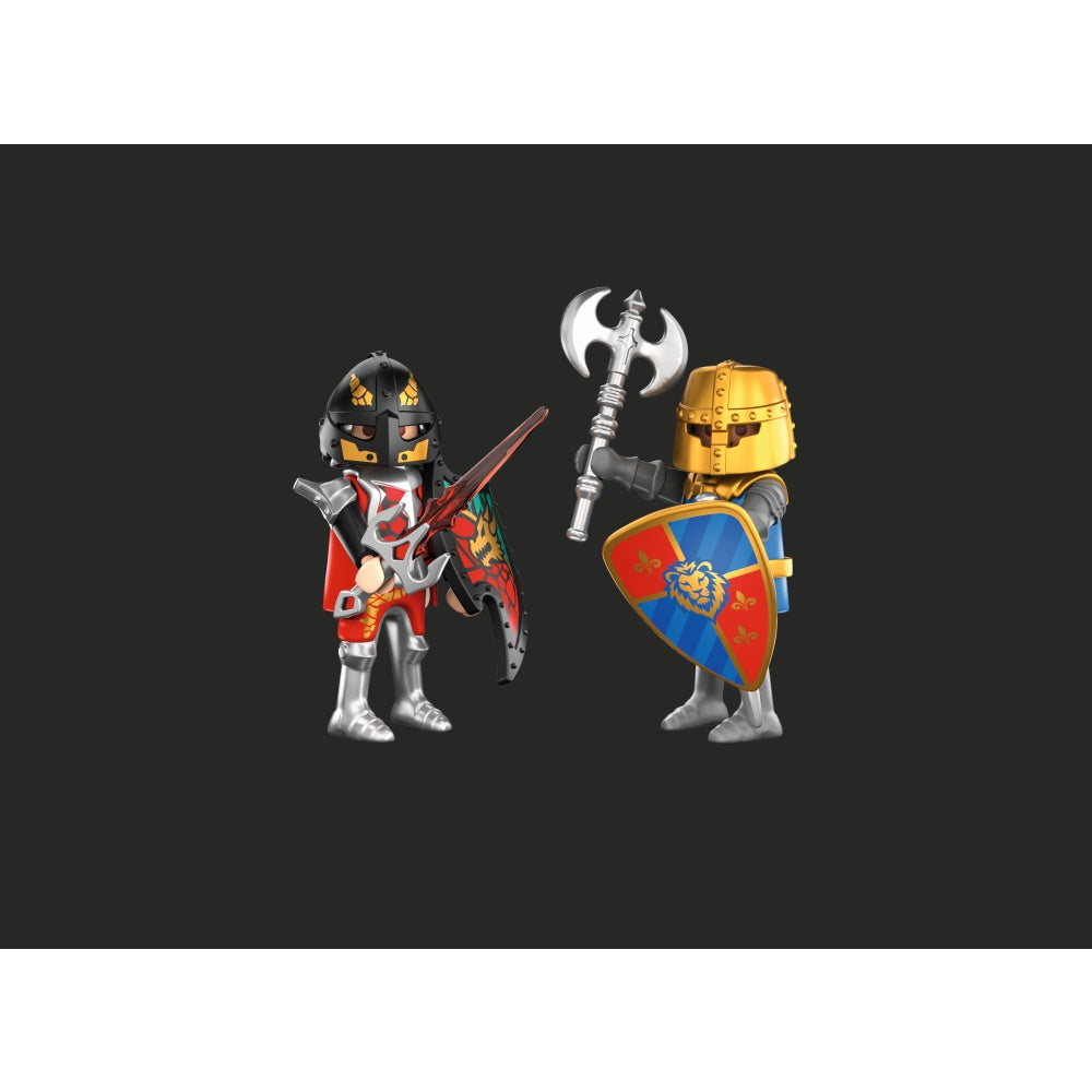 SET 2 FIGURINE CAVALERI RIVALI - PLAYMOBIL KNIGHTS (PM72175)