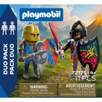 SET 2 FIGURINE CAVALERI RIVALI - PLAYMOBIL KNIGHTS (PM72175)
