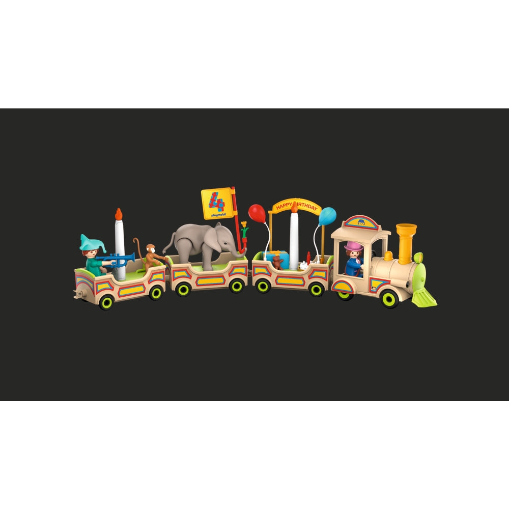 SET CADOU PENTRU ANIVERSARE TRENULET FESTIV - PLAYMOBIL MY LIFE (PM72184)