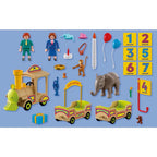 SET CADOU PENTRU ANIVERSARE TRENULET FESTIV - PLAYMOBIL MY LIFE (PM72184)