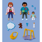 SET CADOU PENTRU NASTERE FAMILIE CU BEBELUS - PLAYMOBIL MY LIFE (PM72186)