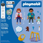 SET CADOU PENTRU NASTERE FAMILIE CU BEBELUS - PLAYMOBIL MY LIFE (PM72186)