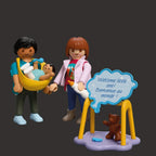 SET CADOU PENTRU NASTERE FAMILIE CU BEBELUS - PLAYMOBIL MY LIFE (PM72186)