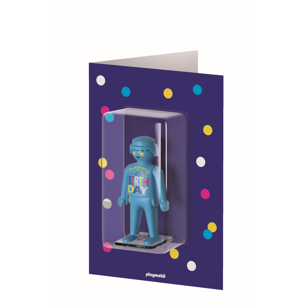 FELICITARE CU FIGURINA HAPPY BIRTHDAY - PLAYMOBIL GREETING CARDS (PM72187)