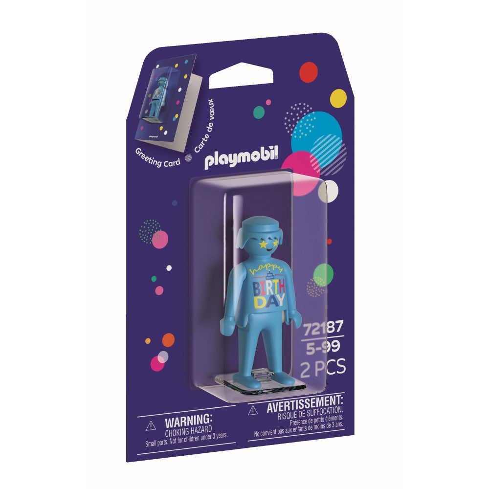 FELICITARE CU FIGURINA HAPPY BIRTHDAY - PLAYMOBIL GREETING CARDS (PM72187)