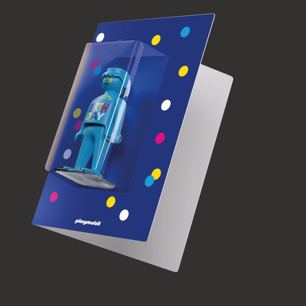 FELICITARE CU FIGURINA HAPPY BIRTHDAY - PLAYMOBIL GREETING CARDS (PM72187)