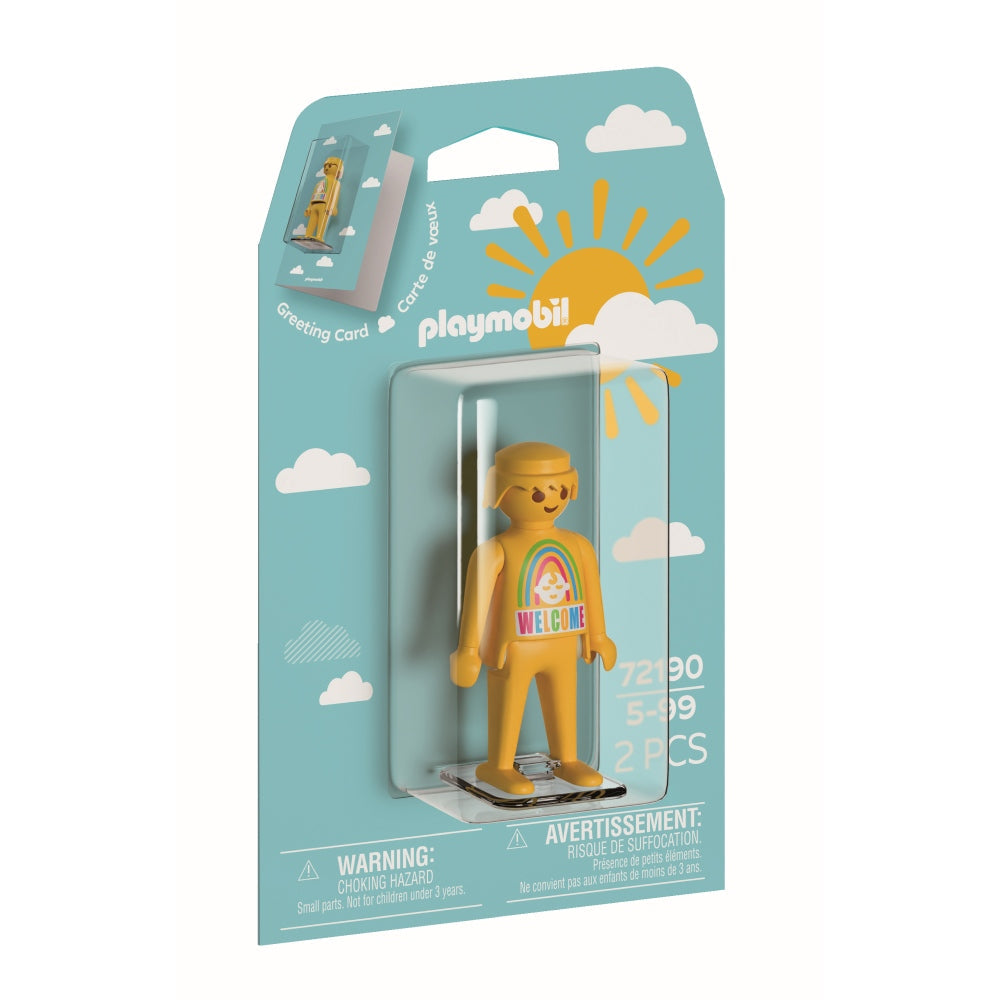 FELICITARE CU FIGURINA WELCOME NEW BABY - PLAYMOBIL GREETING CARDS (PM72190)