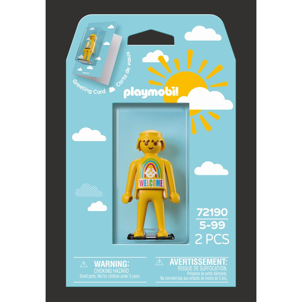 FELICITARE CU FIGURINA WELCOME NEW BABY - PLAYMOBIL GREETING CARDS (PM72190)