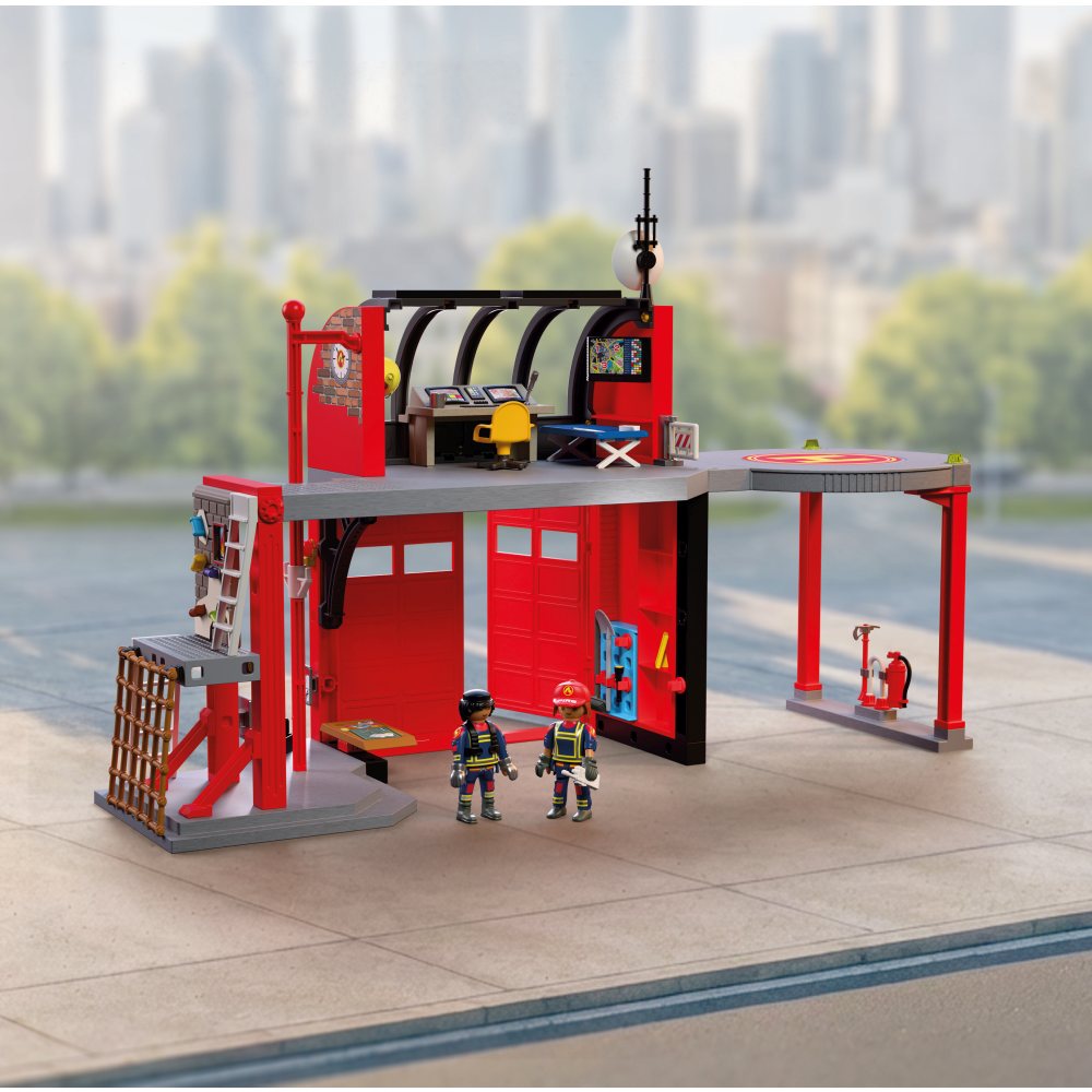JUCARIE DE ROL STATIE MARE DE POMPIERI - PLAYMOBIL ACTION HEROES (PM72191)