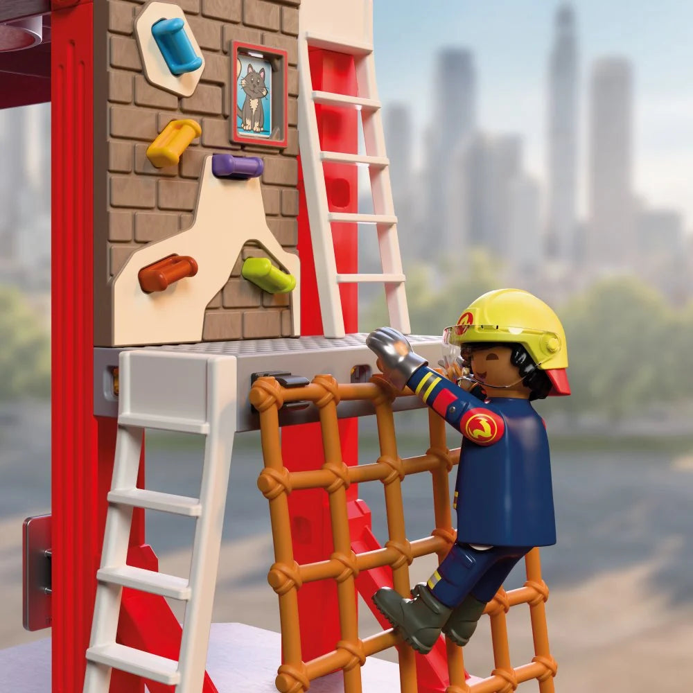 JUCARIE DE ROL STATIE MARE DE POMPIERI - PLAYMOBIL ACTION HEROES (PM72191)