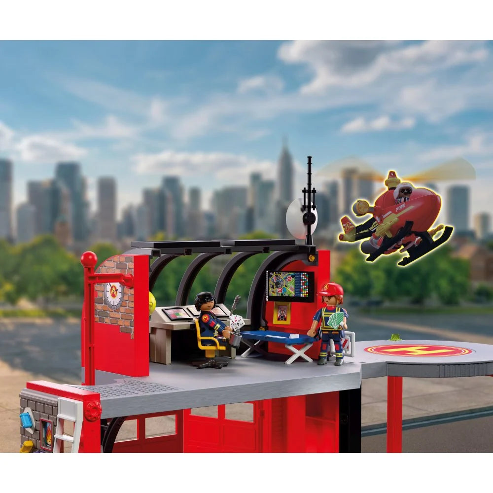 JUCARIE DE ROL STATIE MARE DE POMPIERI - PLAYMOBIL ACTION HEROES (PM72191)