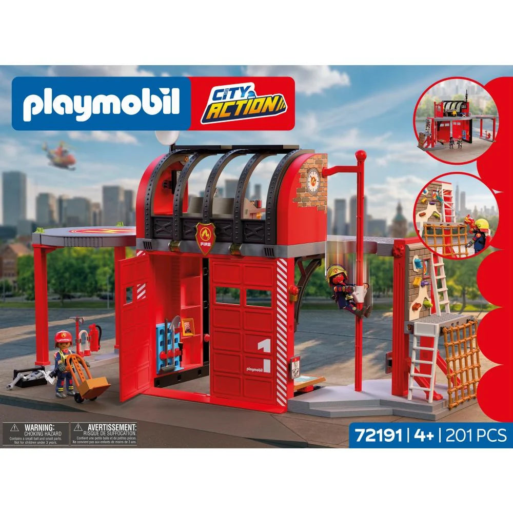 JUCARIE DE ROL STATIE MARE DE POMPIERI - PLAYMOBIL ACTION HEROES (PM72191)