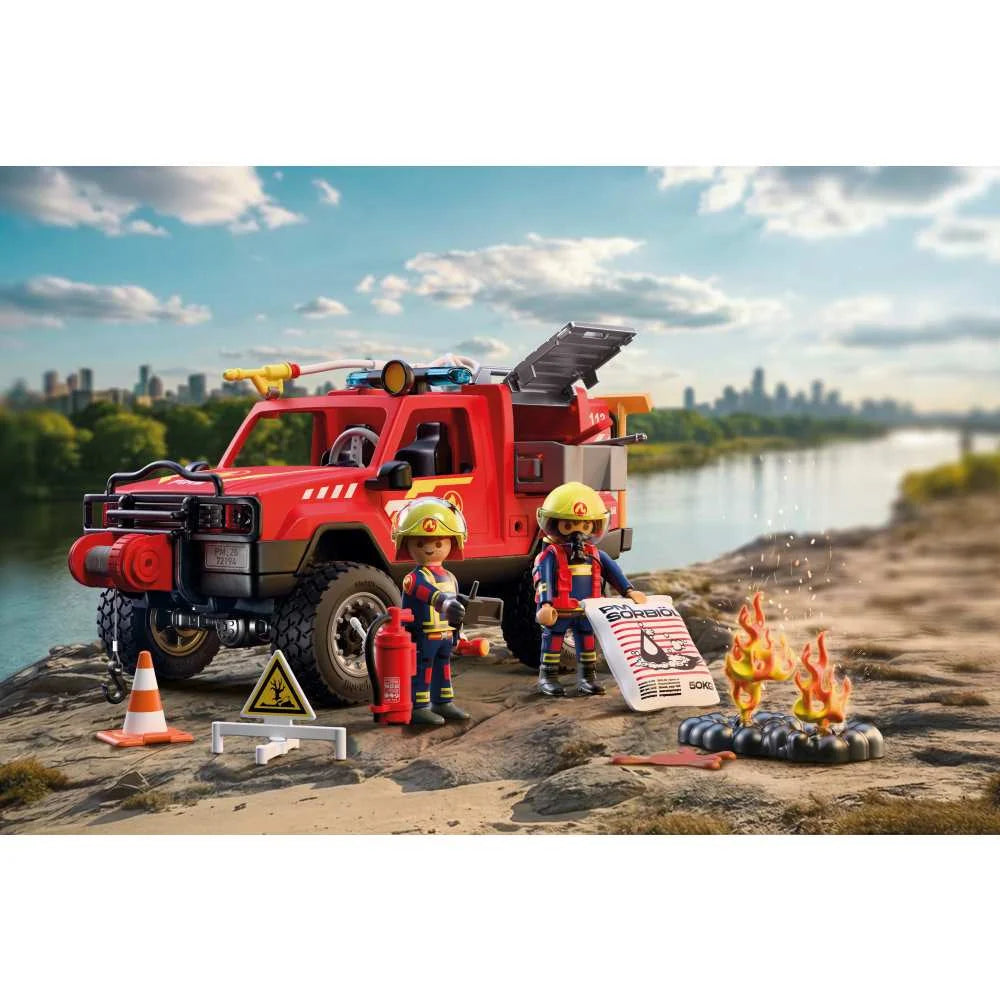 JUCARIE DE ROL MASINA PICKUP DE POMPIERI - PLAYMOBIL ACTION HEROES (PM72194)