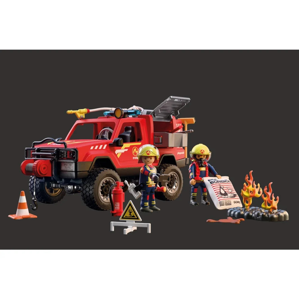 JUCARIE DE ROL MASINA PICKUP DE POMPIERI - PLAYMOBIL ACTION HEROES (PM72194)