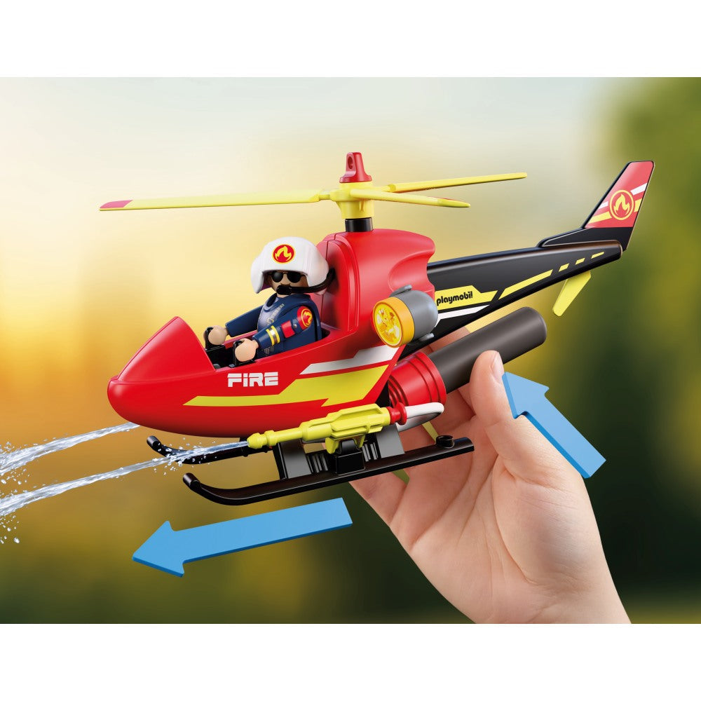 JUCARIE DE ROL ELICOPTER DE POMPIERI - PLAYMOBIL ACTION HEROES (PM72196)