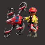 JUCARIE DE ROL DRONA DE POMPIERI - PLAYMOBIL ACTION HEROES (PM72197)