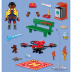 JUCARIE DE ROL DRONA DE POMPIERI - PLAYMOBIL ACTION HEROES (PM72197)