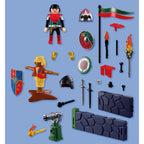 JUCARIE DE ROL ANTRENAMENTUL DE LUPTA AL CAVALERULUI DRAGON - PLAYMOBIL KNIGHTS (PM72213)