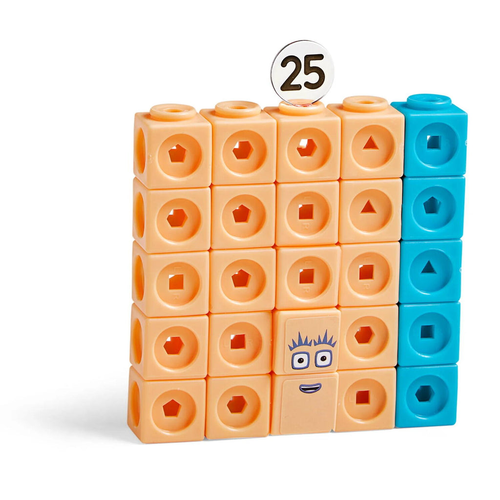 MATHLINK®CUBES NUMBERBLOCKS IN ENGLISH ACTIVITY SET FROM 21 - 30 - HAND2MIND (HM96321-UK)