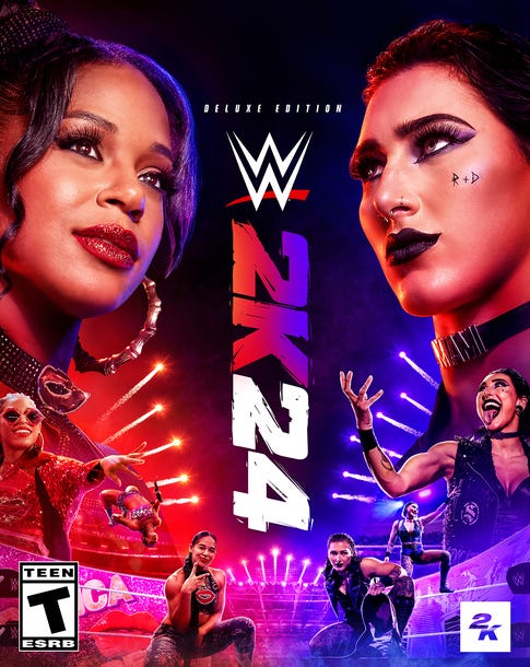 WWE 2K24 (DELUXE EDITION) - PC - STEAM - MULTILANGUAGE - WORLDWIDE - Libelula Vesela - Jocuri video