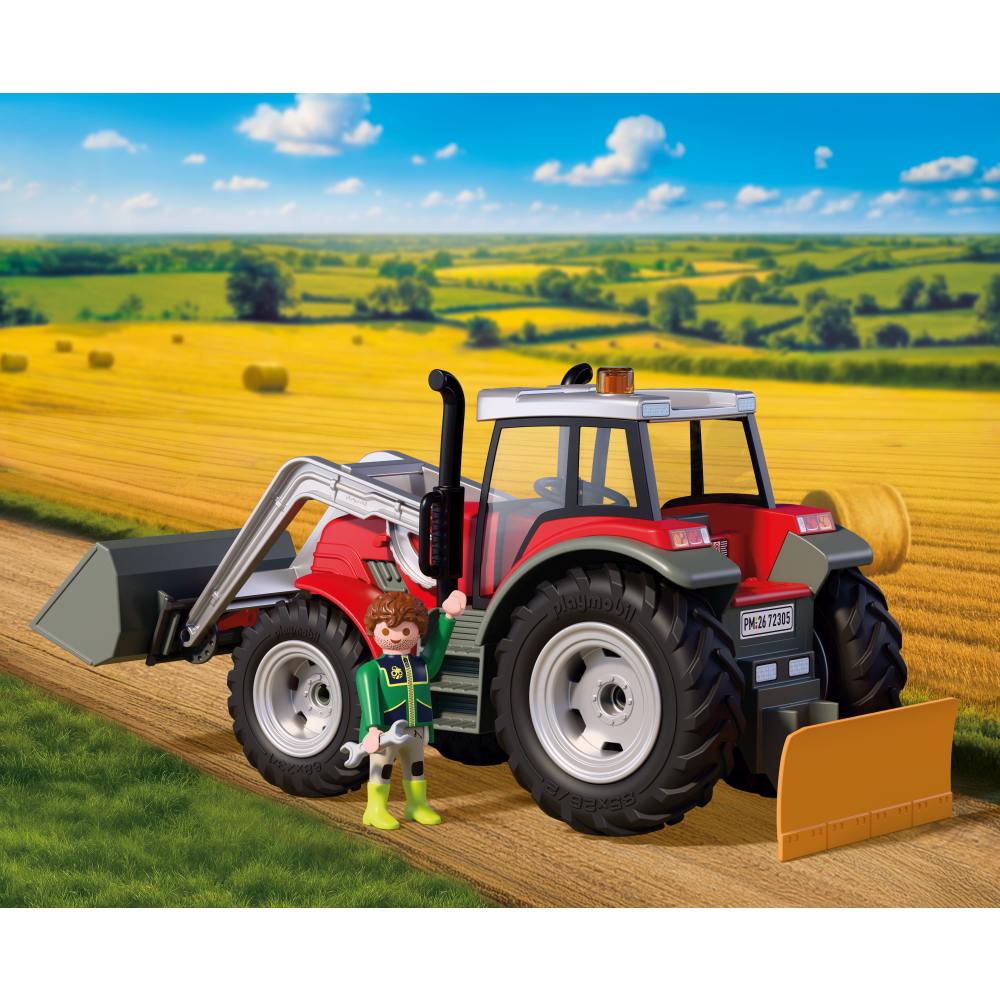 JUCARIE DE ROL TRACTOR CU BALOTI DE FAN - PLAYMOBIL COUNTRY (PM72305)