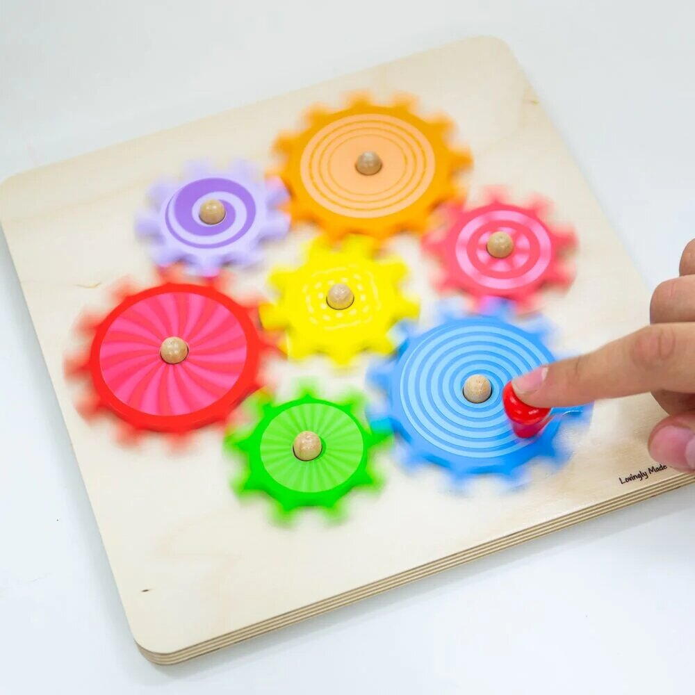 PUZZLE DIN LEMN CU ROTITE - BIGJIGS TOYS (BJ946)