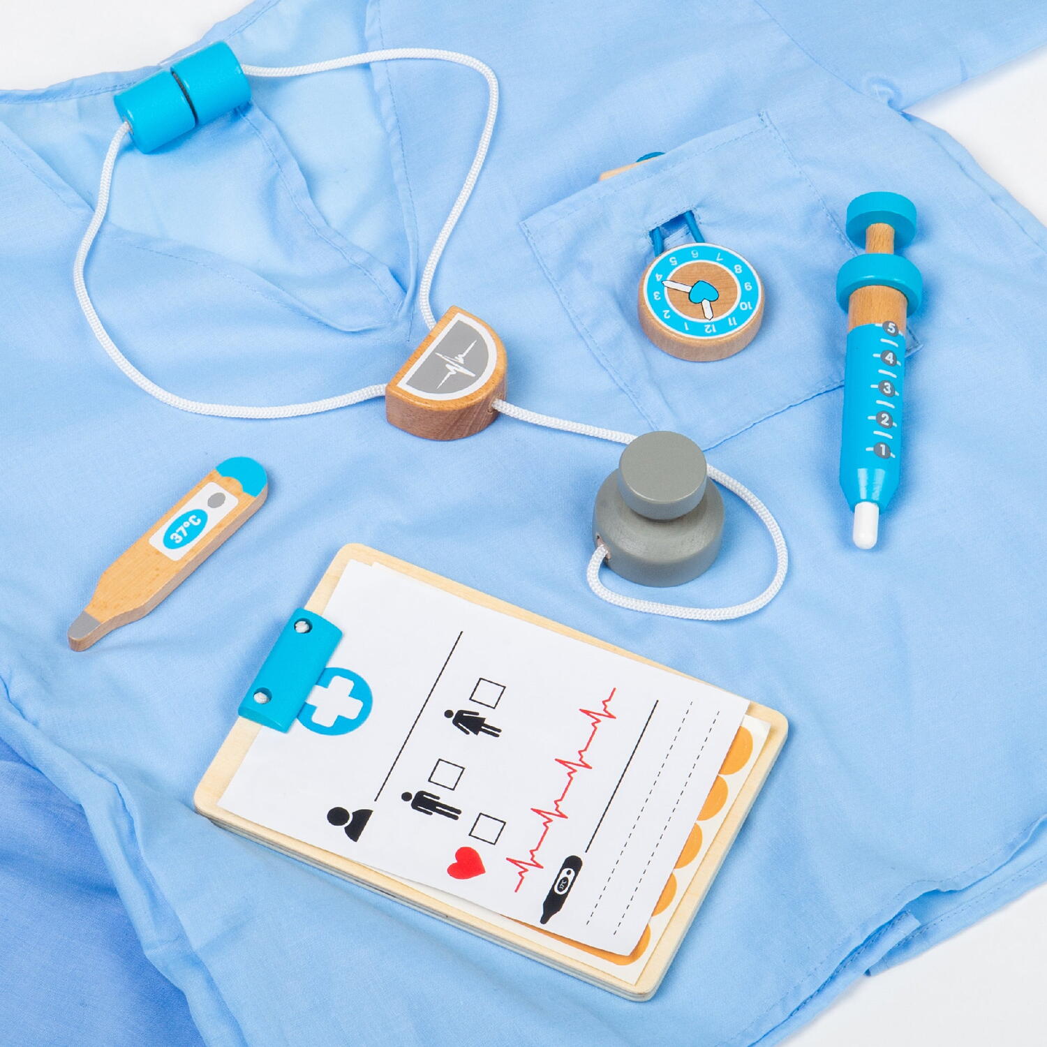 SET COSTUM SI ACCESORII DOCTOR PENTRU COPII - BIGJIGS TOYS (34066)