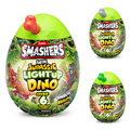 SMASHERS - MINI SURPRISE EGG WITH OVER 6 ACCESSORIES, DINO JURASSIC LIGHT-UP - SMASHERS (74107)
