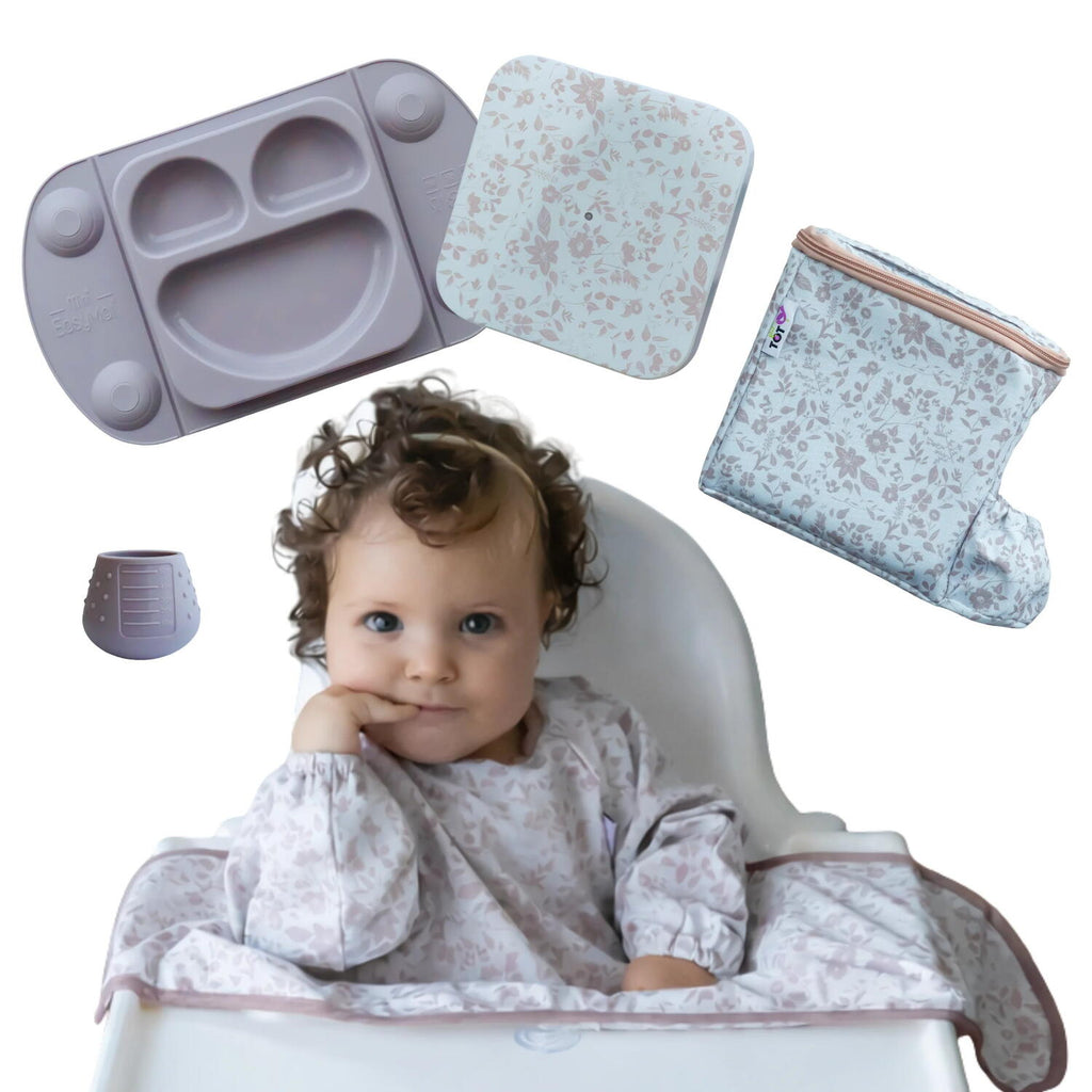 SET PREMIUM DIVERSIFICARE - FLEUR JARDIN (SAND/MAUVE) - TIDY TOT (WBFJRO)