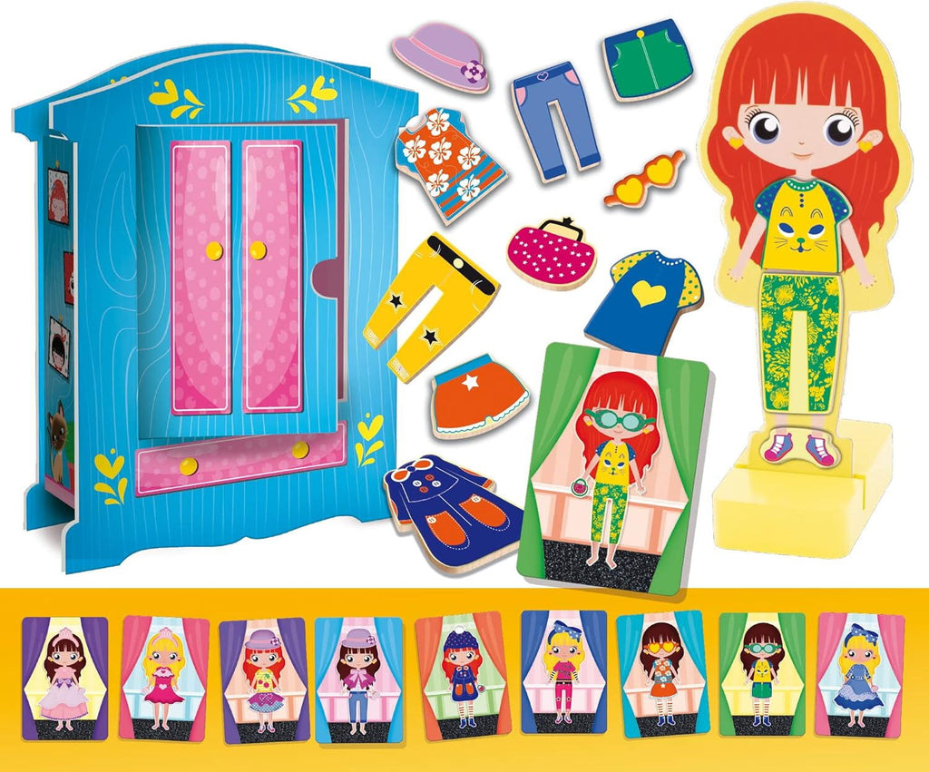 MONTESSORI MAGNETIC GAME - FASHION PARADE - LISCIANI (L98361)