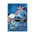 PUZZLE NEON XL - STITCH (100 PIESE) - DINO (394216)