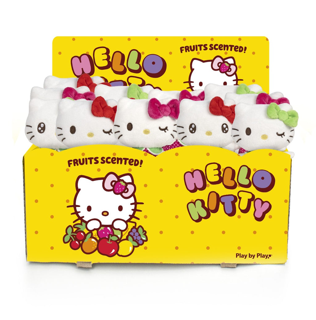 HELLO KITTY - JUCARIE DE PLUS PARFUMATA, 12 CM, DIVERSE PERSONAJE - FAMOSA (760025473)