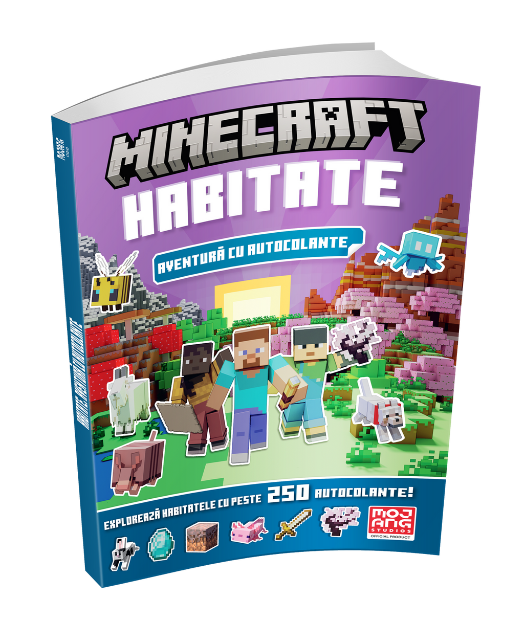 MINECRAFT - HABITATE: AVENTURA CU AUTOCOLANTE - DPH (978-606-048-836-1)