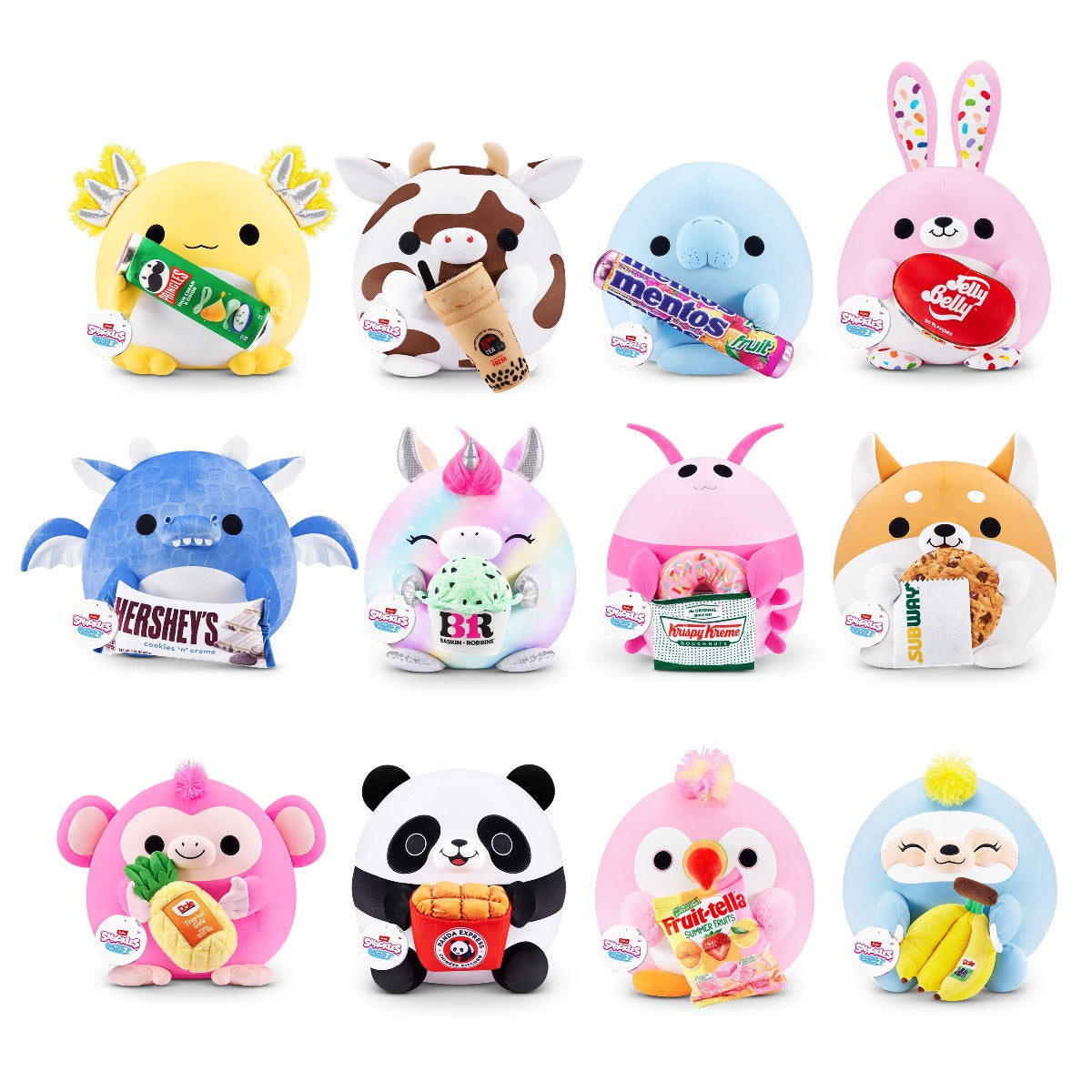 SNACKLES - JUCARII DE PLUS COLECTIBILE, 35 CM, DIVERSE MODELE - ZURU (77573)