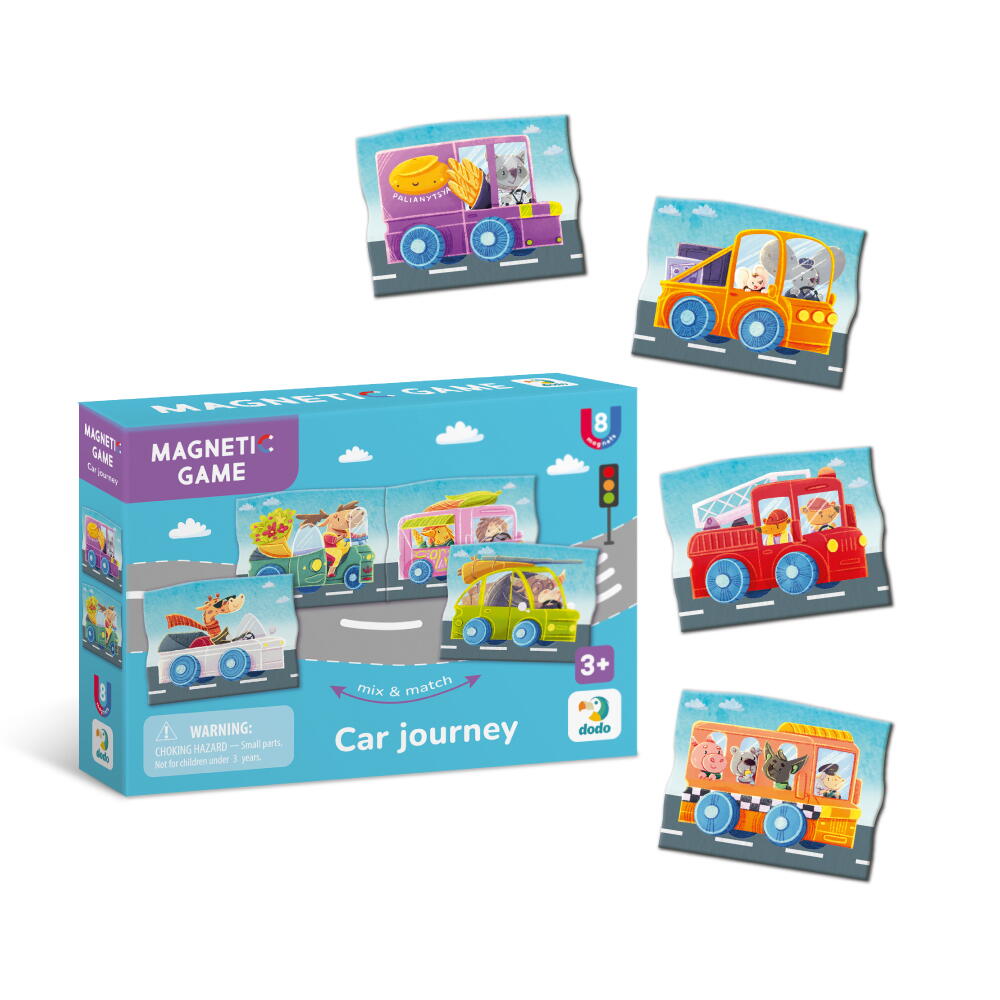 SET MAGNETIC - CALATORIE CU MASINA - DODO (DO200253)