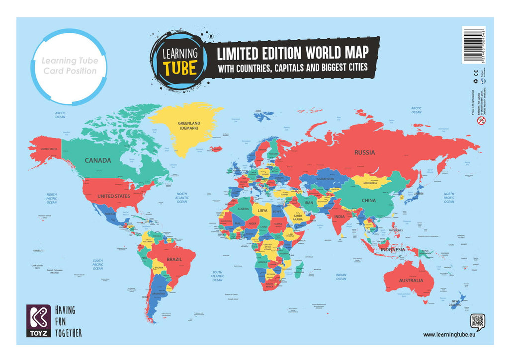 JOC LEARNING TUBE® - STEAGURI & MONUMENTELE LUMII - K-TOYZ (LT-028)