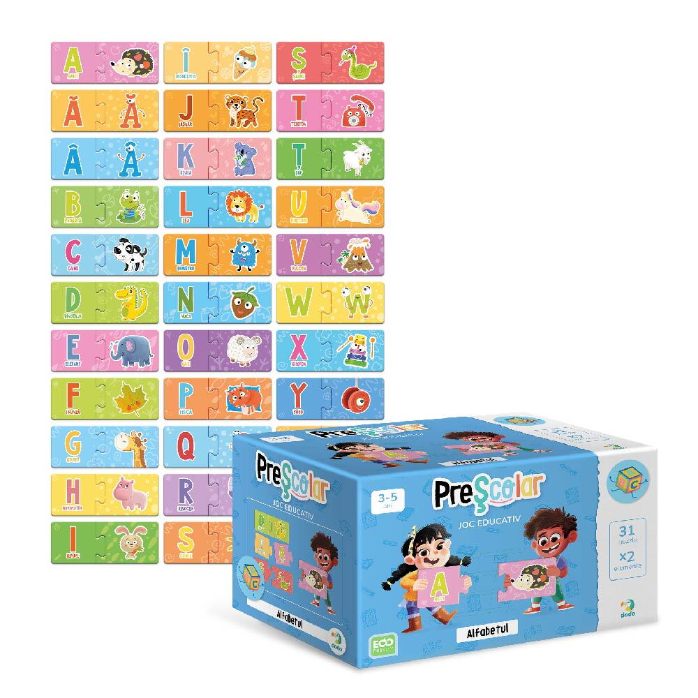 JOC EDUCATIV - INVAT ALFABETUL (LIMBA ROMANA) - DODO (DO301229)
