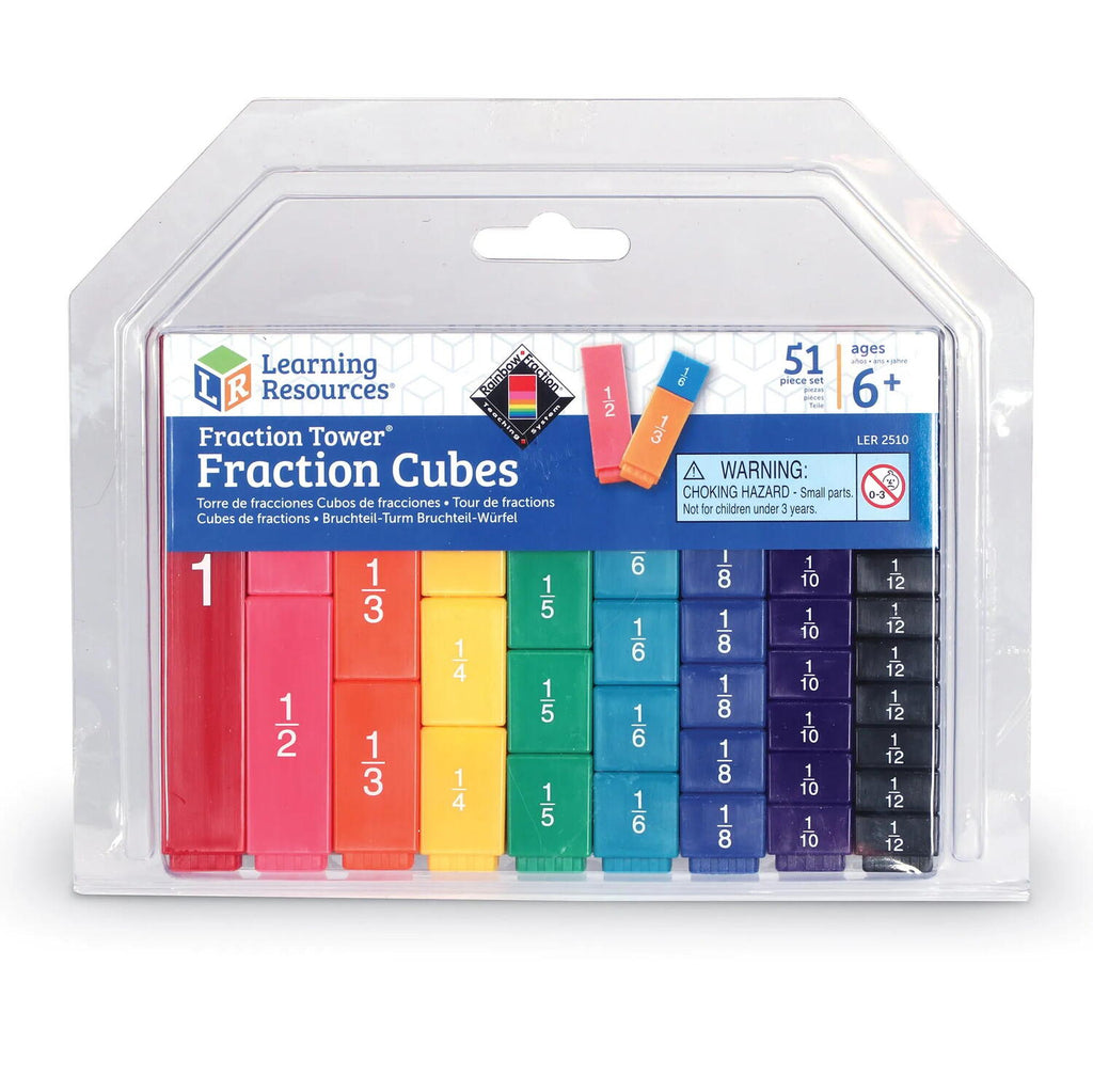 FRACTION TOWER® - CUBURI CU FRACTII - LEARNING RESOURCES (LER2510)
