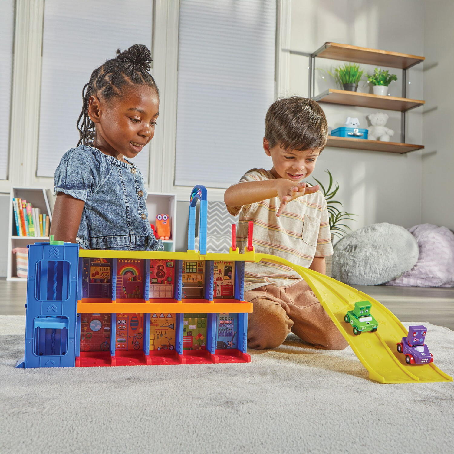 NUMBERBLOCKS® - GARAJUL VESEL CU NUMARATOARE - HAND2MIND (HM96927-UK)