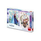 2 IN 1 PUZZLE - ANNA AND ELSA (2 X 77 PIECES) - DINO (386198)