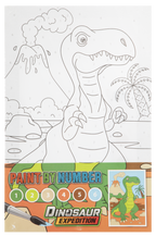 TABLOU PICTEZ PE NUMERE - DINOZAUR VESEL - GRAFIX (130007-1)