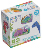 5 PUZZLE PROGRESIVE CU DINOZAURI - EFKO (KK81006)