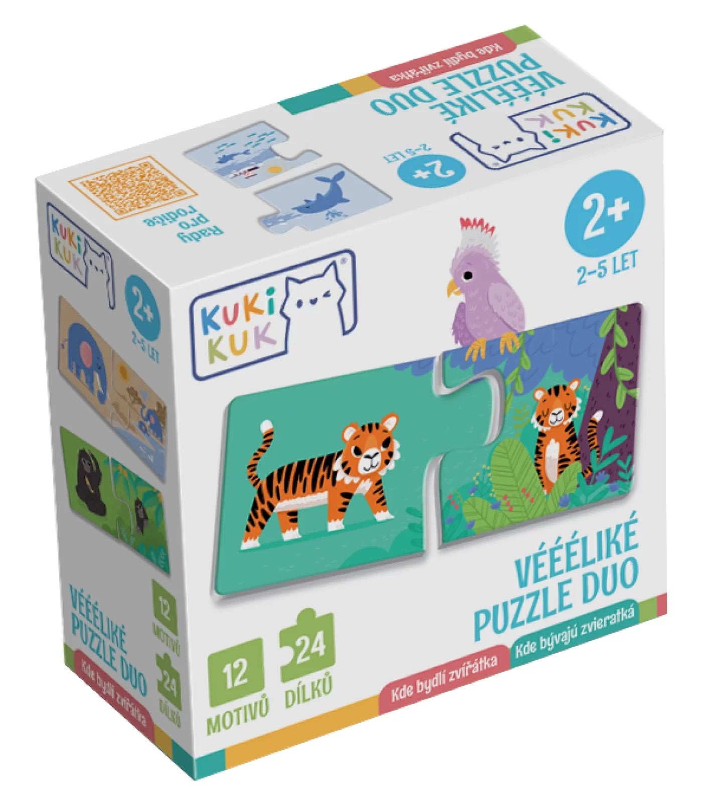 PUZZLE DUO CU ANIMALE - EFKO (KK81036)