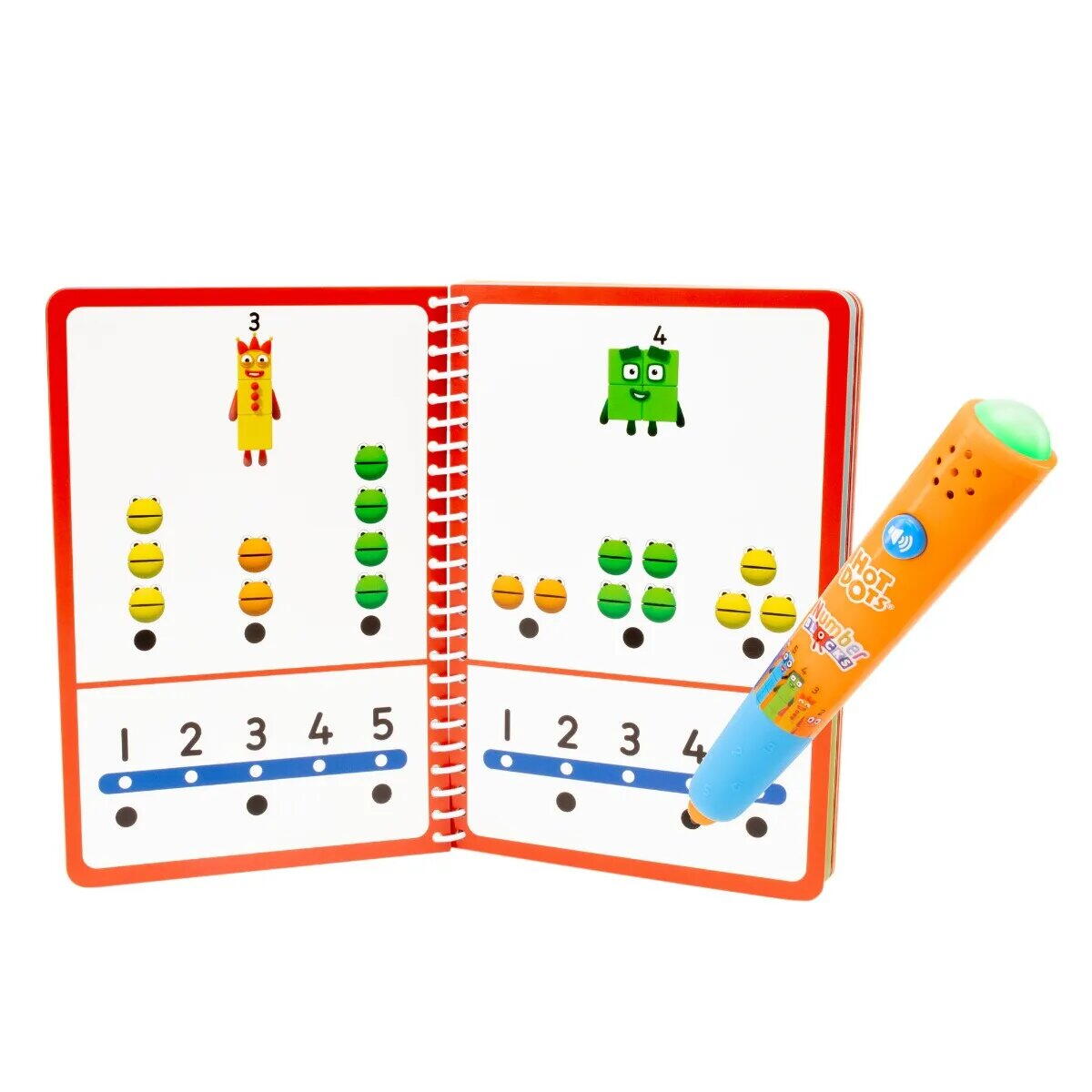 SET HOT DOTS® - NUMBERBLOCKS DE LA 1 LA 10 - EDUCATIONAL INSIGHTS (EI-2550) - Libelula Vesela - Jucarii