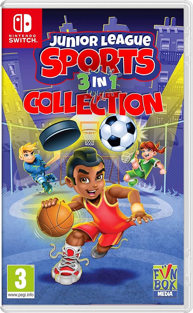 JUNIOR LEAGUE SPORTS 3-IN-1 COLLECTION - NINTENDO SWITCH - EU - MULTILANGUAGE - Libelula Vesela - Jocuri video