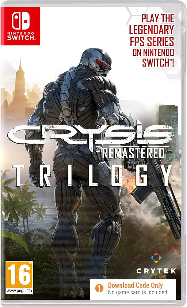 CRYSIS REMASTERED TRILOGY (DELUXE EDITION) - NINTENDO SWITCH - SWITCH - MULTILANGUAGE - EU